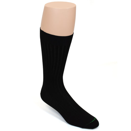 Vestido De Algodón Entretejido Crew - Negro