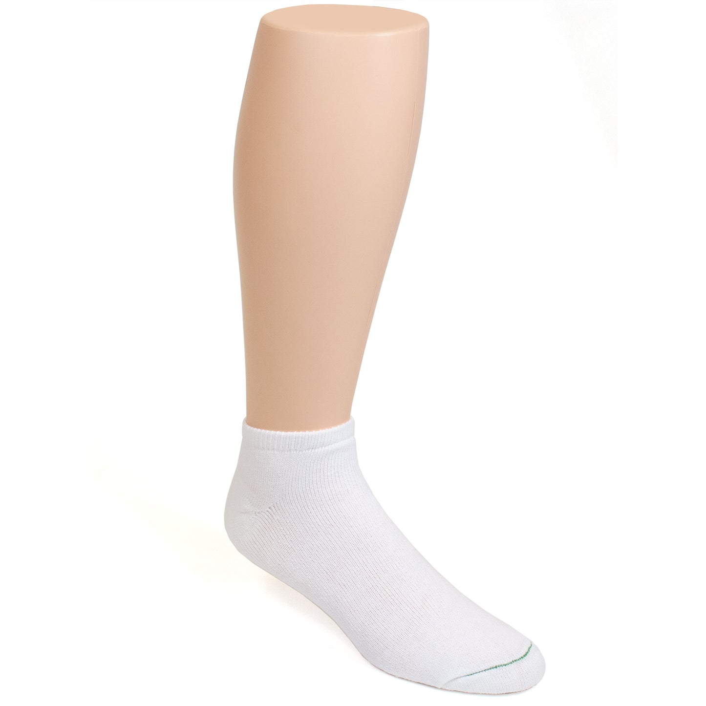 INTERWOVEN ATHLETIC COTTON CUSHION LOW TOP - WHITE