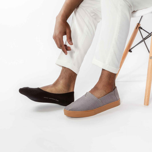 ACTIVE-X LOW-CUT REINFORCED ANTIBACTERIAL MODAL NO-SHOW SOCKS - Kicks For Gents -  -