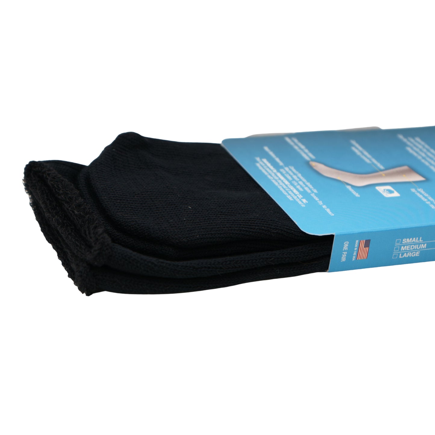 FOUNDATION® SOFTSTEP® DIABETIC ACTIVE CREW SOCKS - BLACK