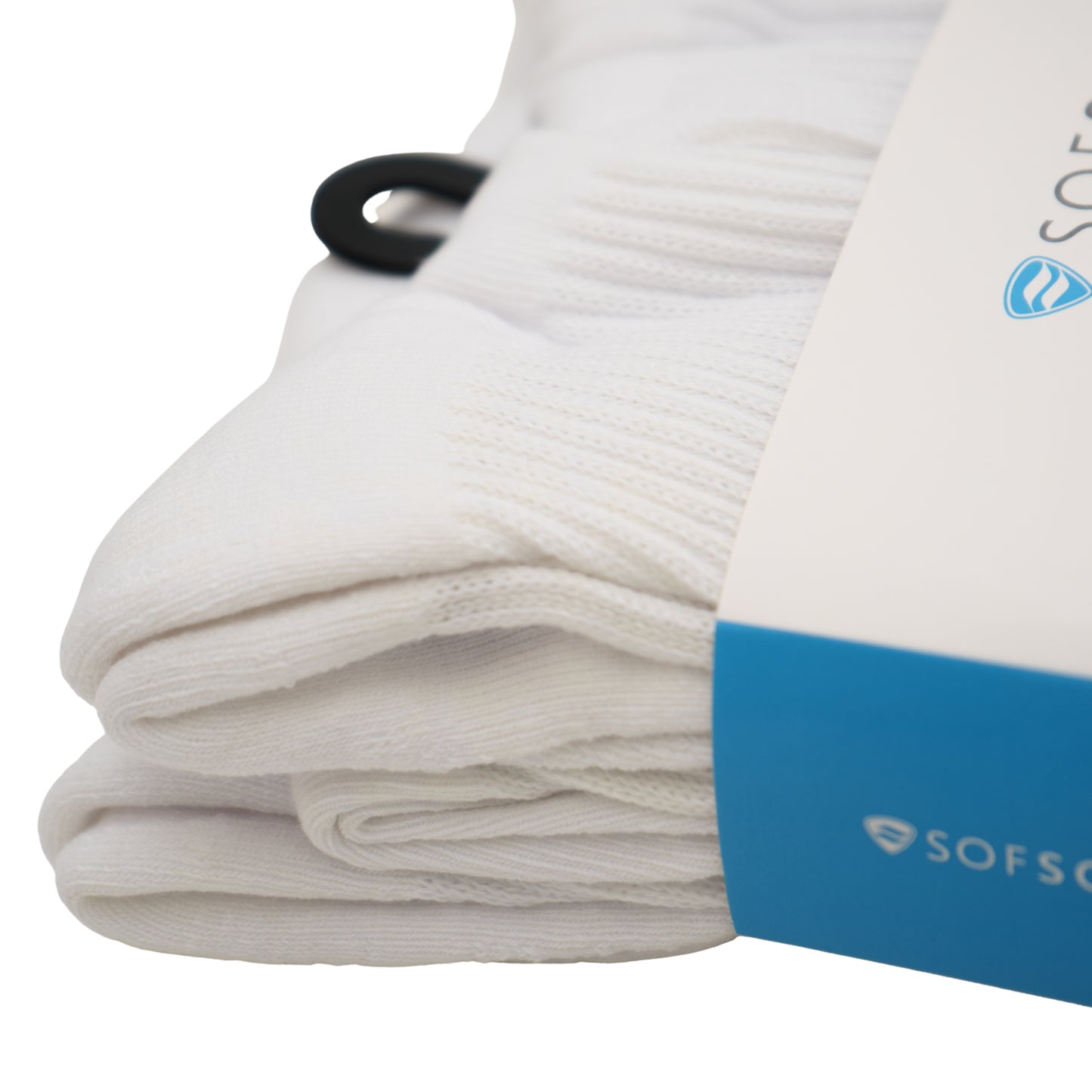 Sof Sole Comfort Casual Poly Blend Cushion Crew - White