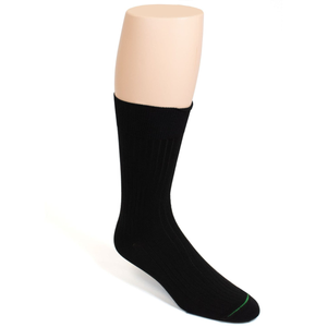 BURLINGTON DRESS ACRYLIC CREW SOCK - BLACK