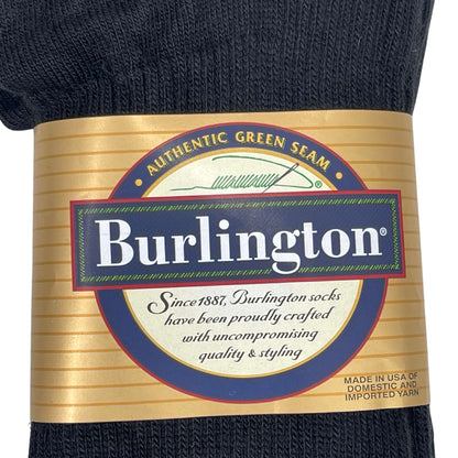 BB202 Dress Acrylic Sock - Black Close up on front product label