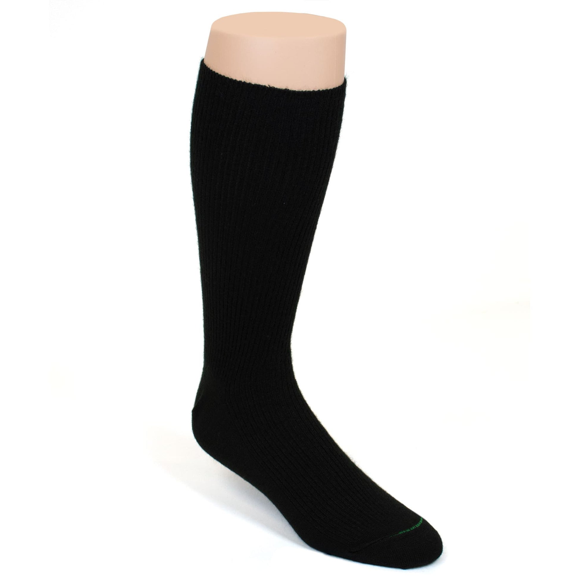 sock mannequin wearing the BB202 Dress Acrylic Sock in Black 
