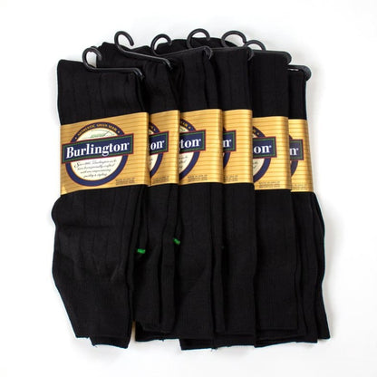 BURLINGTON DRESS CALCETINES DE MICROFIBRA DE NYLON - NEGRO