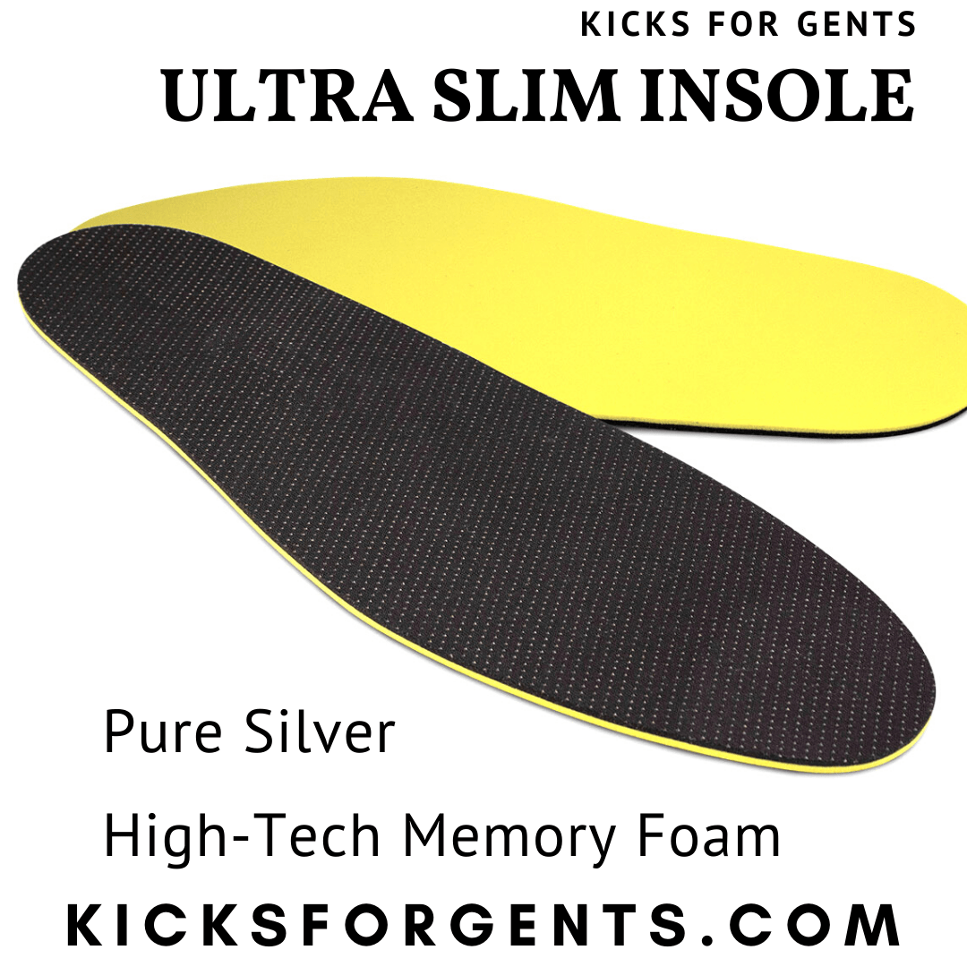 KFG Ultra-Slim Insoles - Kicks For Gents - Insole - Insole, MADE IN USA