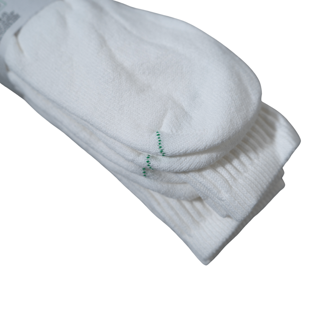 INTERWOVEN ATHLETIC COTTON TUBE SOCK - WHITE