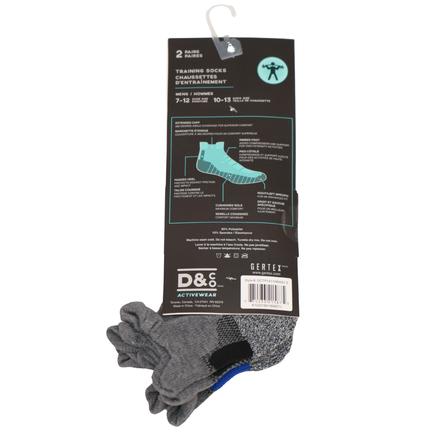 CALCETINES BURLINGTON SPORT DE ALGODÓN - NEGRO
