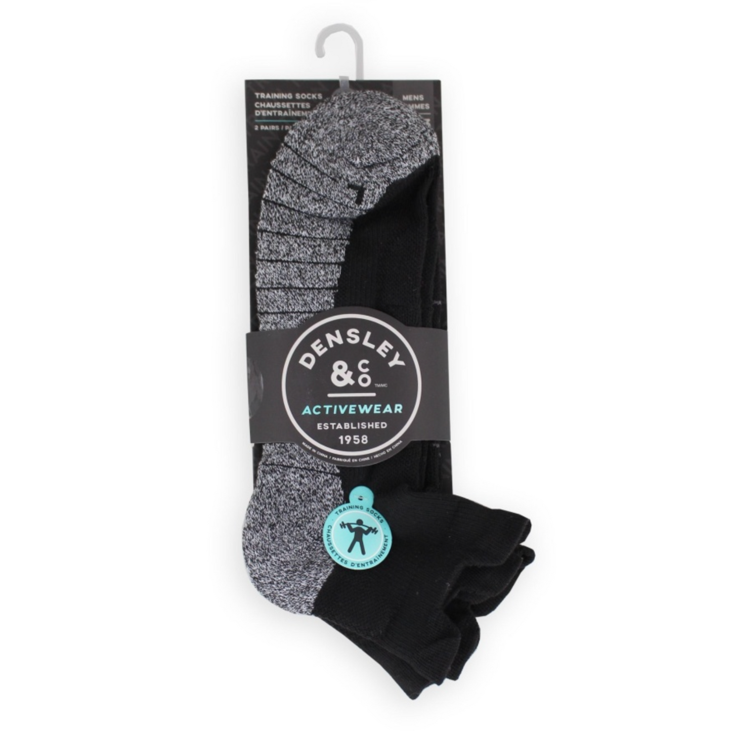 CALCETINES BURLINGTON SPORT DE ALGODÓN - NEGRO