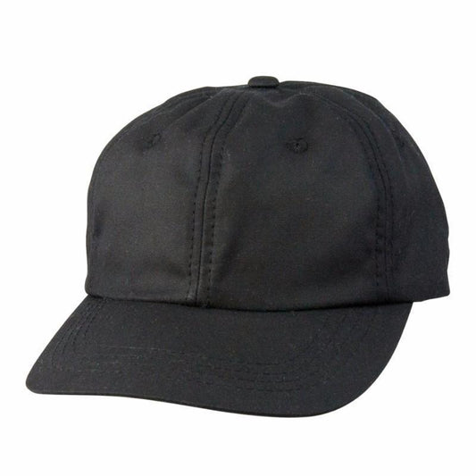 Gorra de béisbol impermeable de algodón Oilskin, hebilla ajustable, sombrero hecho a mano 