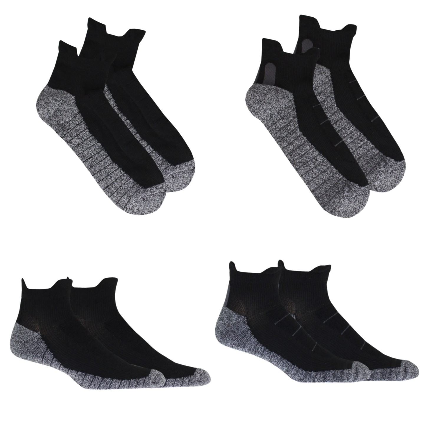 CALCETINES BURLINGTON SPORT DE ALGODÓN - NEGRO