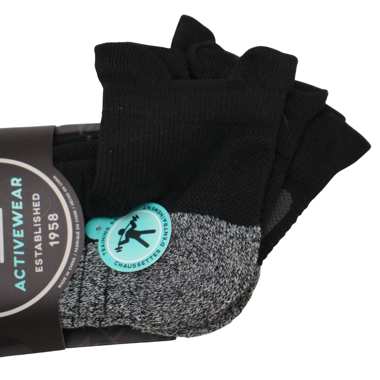 CALCETINES BURLINGTON SPORT DE ALGODÓN - NEGRO