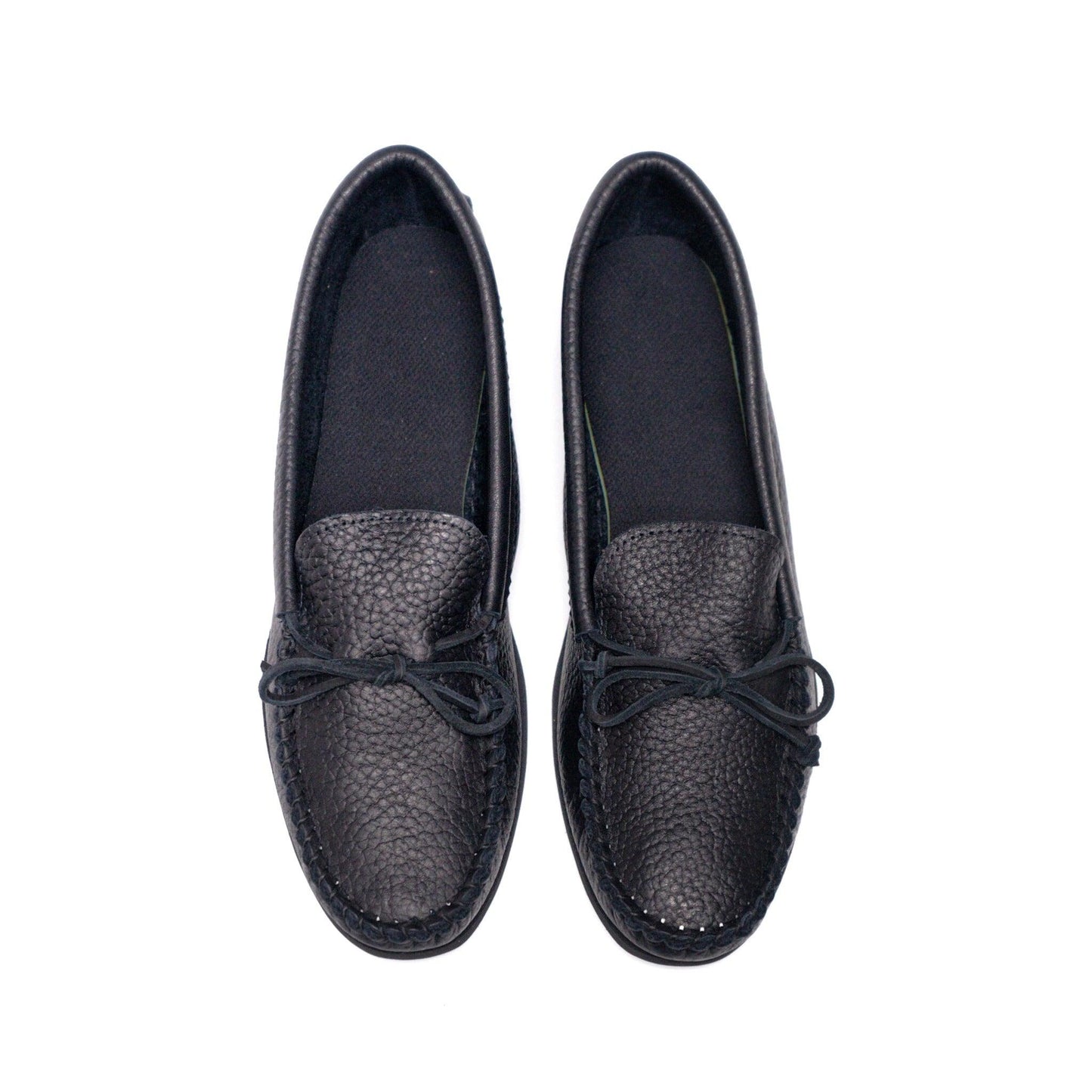 Spring Grove USA Moccasins - Black Cowhide - Kicks For Gents - Shoes - MADE IN USA, Sneaker