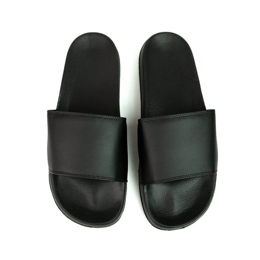 Chanclas minimalistas - Negro - Correa acolchada - Suela EVA - Ecológico