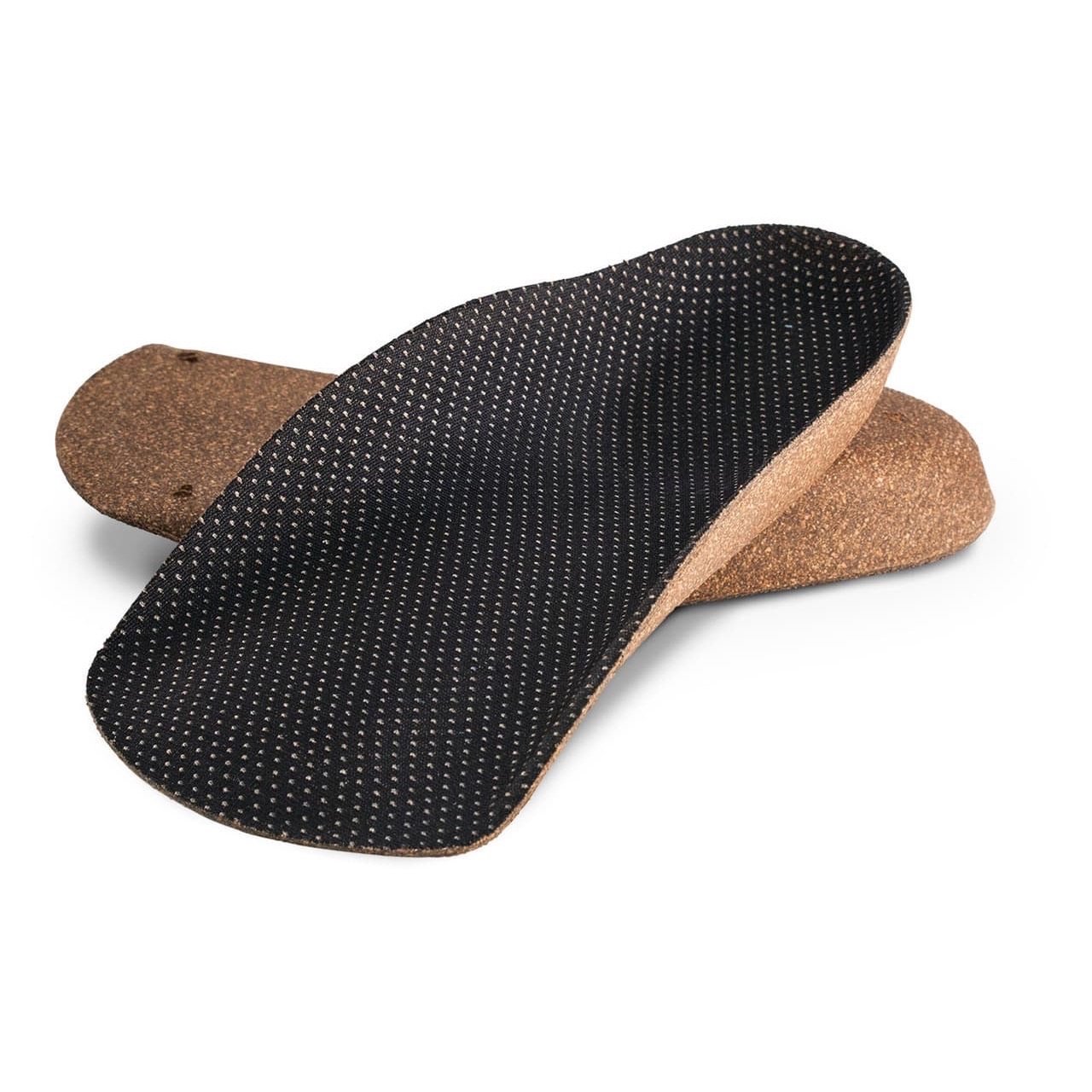 KFG 3/4 Orthotic Insoles - Cork Base - Kicks For Gents - Insole - Insole, MADE IN USA
