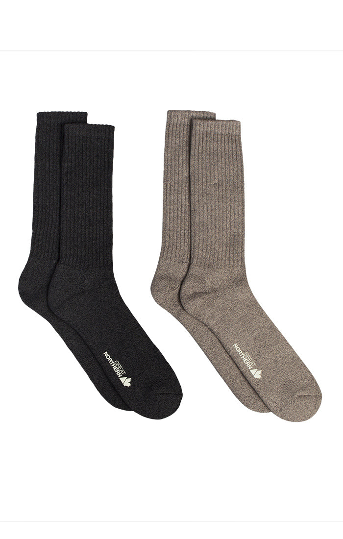 GRANDES CALCETINES CASUAL PARA HOMBRE NORTHERN 2PK